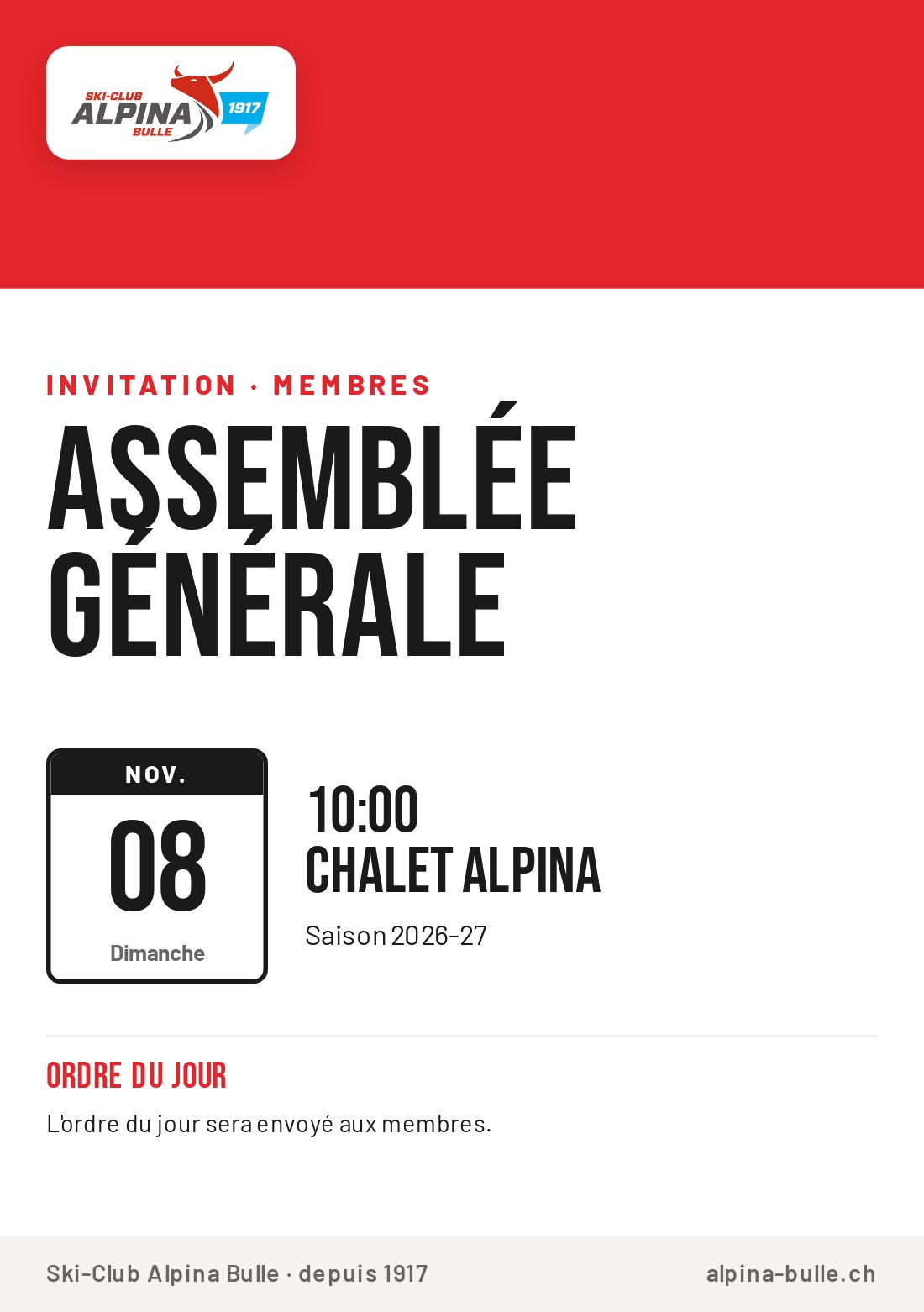 Assemblée générale 2026