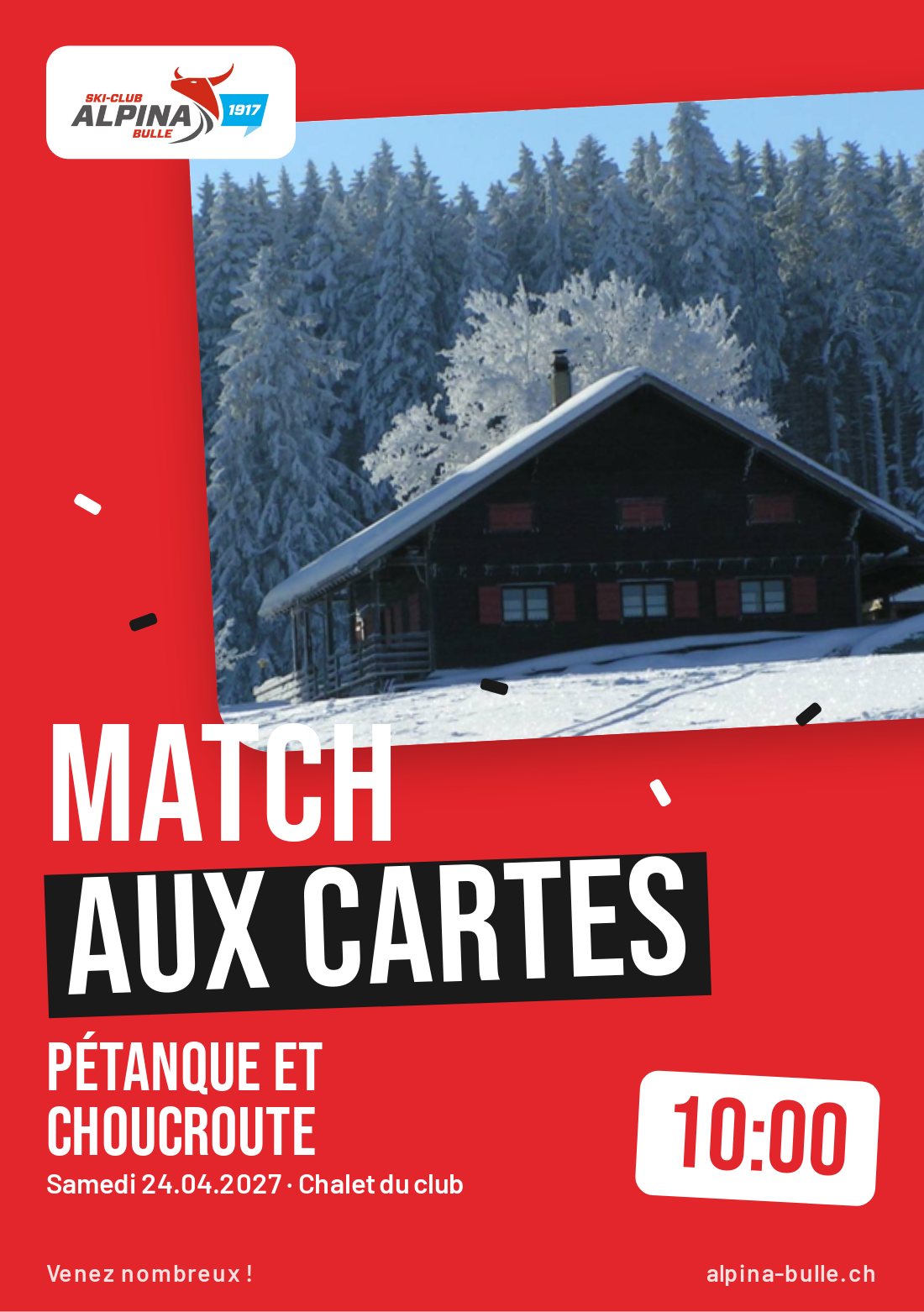 Match aux cartes – pétanque et choucroute