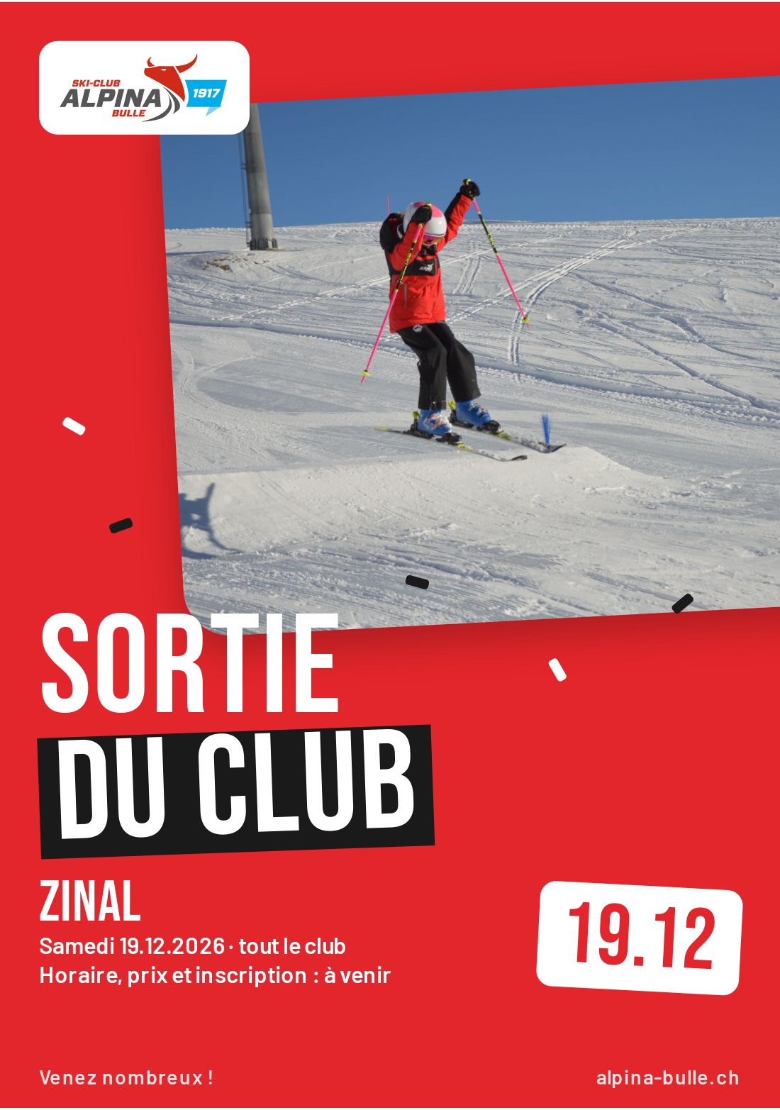 Sortie du club 2026