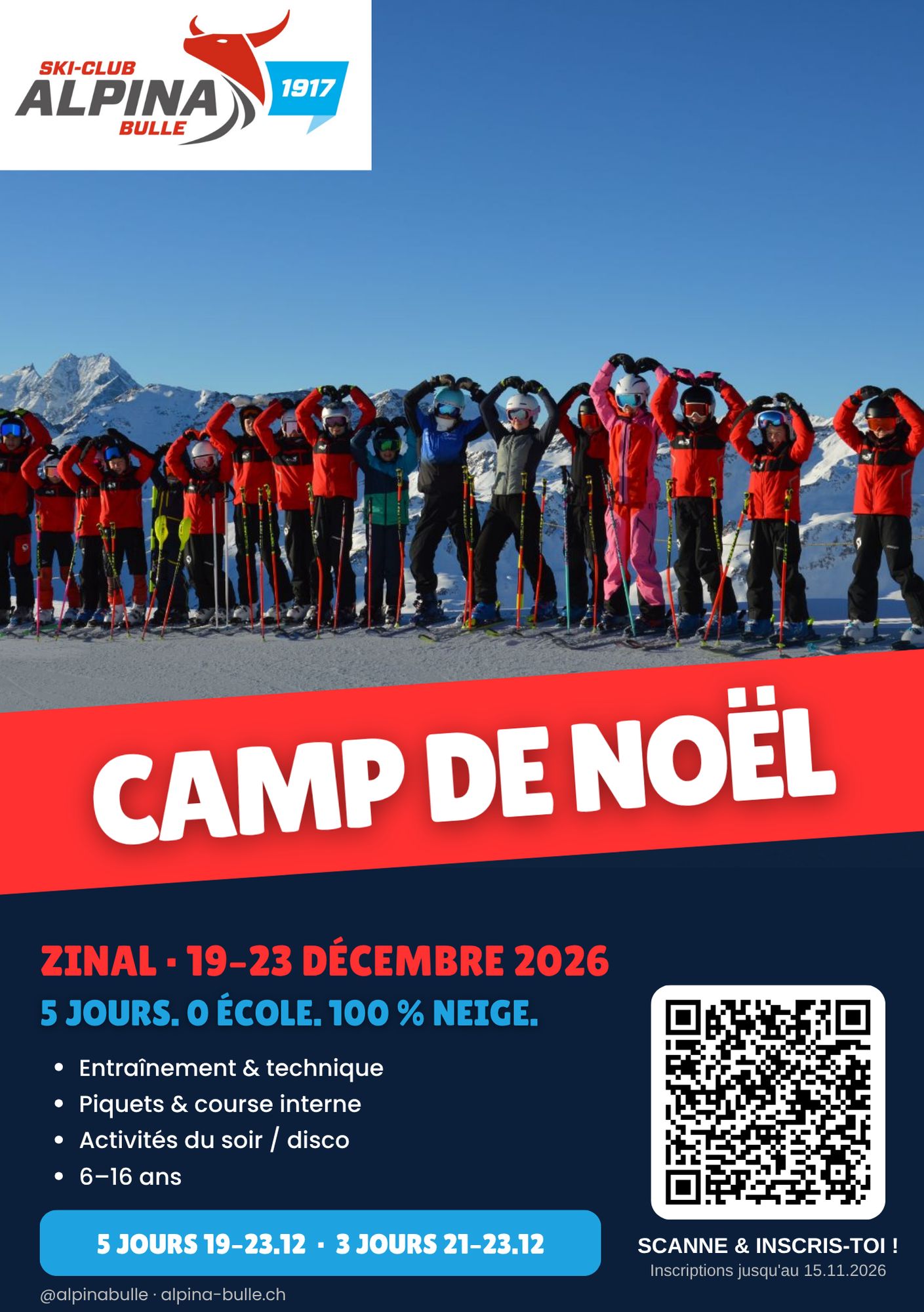 Camp de Noël 2026 – Zinal